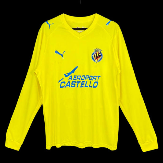Villarreal Maillot Manches Longues Domicile Rétro 08/09