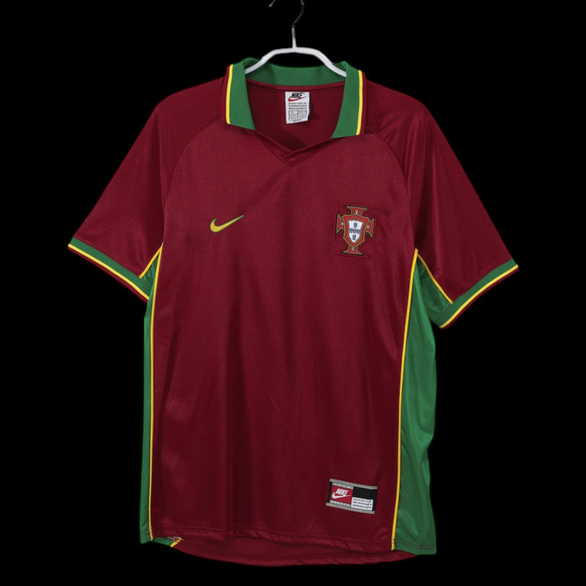 Portugal Maillot Domicile Retro 1998