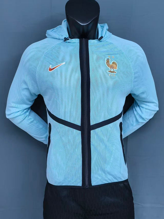 Veste France Nike Bleu Clair