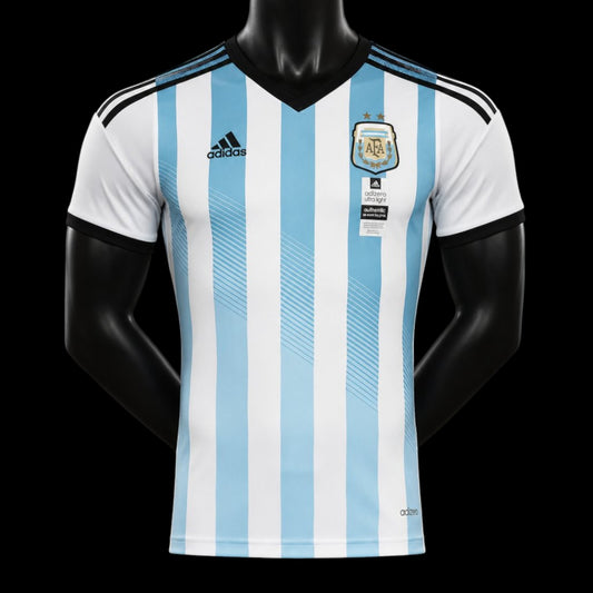 Argentine Maillot Domicile Rétro 2014 Version Player