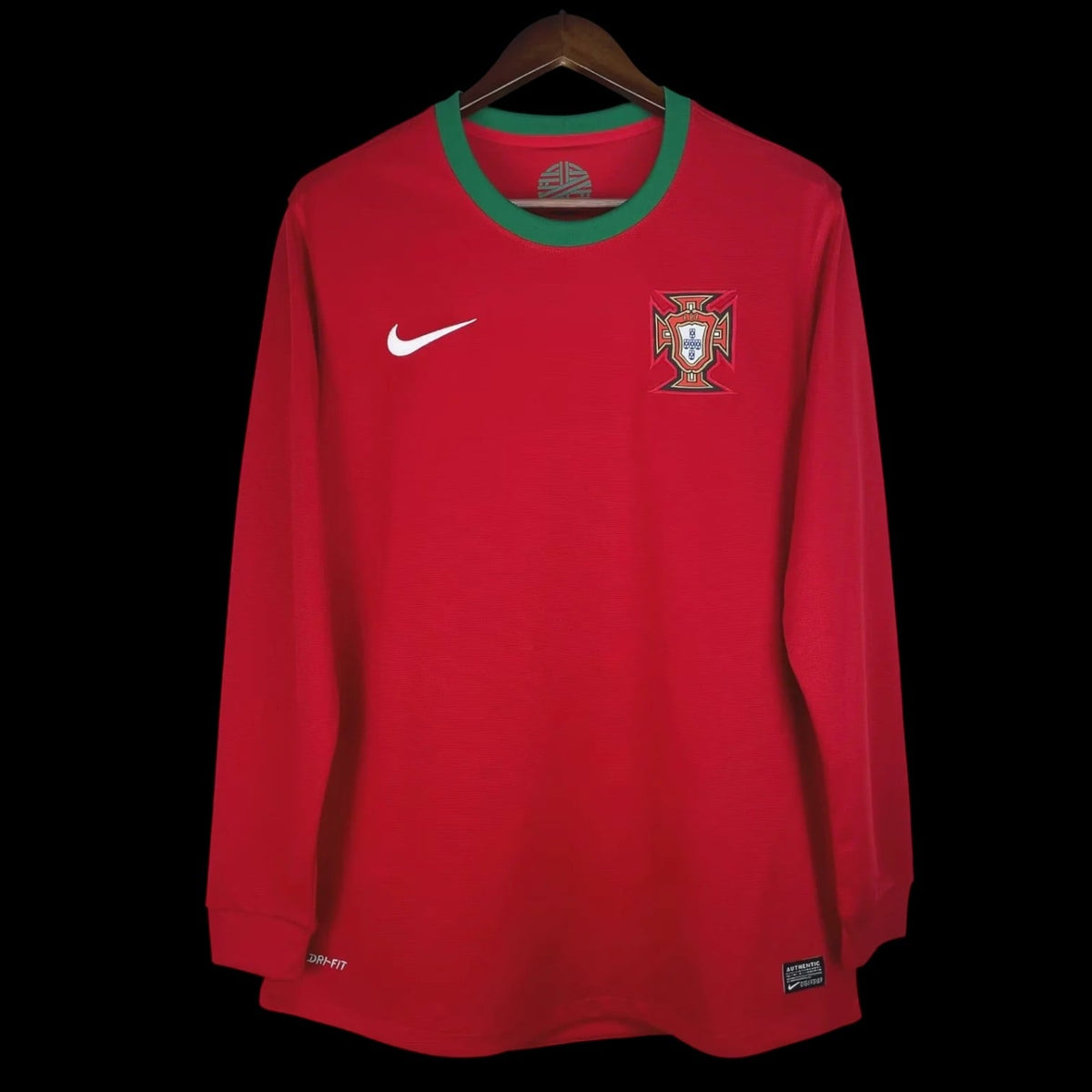 Portugal Maillot Domicile Manches Longues Rétro 2012