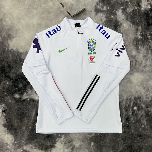 Pull Brésil Blanc