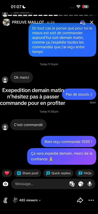 Avis client 8