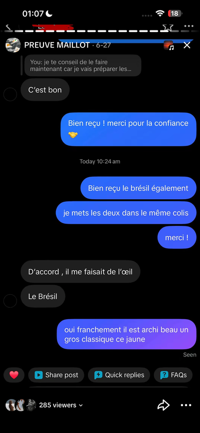 Avis client 15