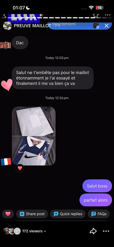 Avis client 30