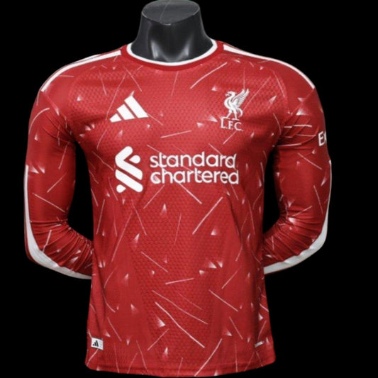 Liverpool Maillot Domicile Manches Longues 26/27 Version Player