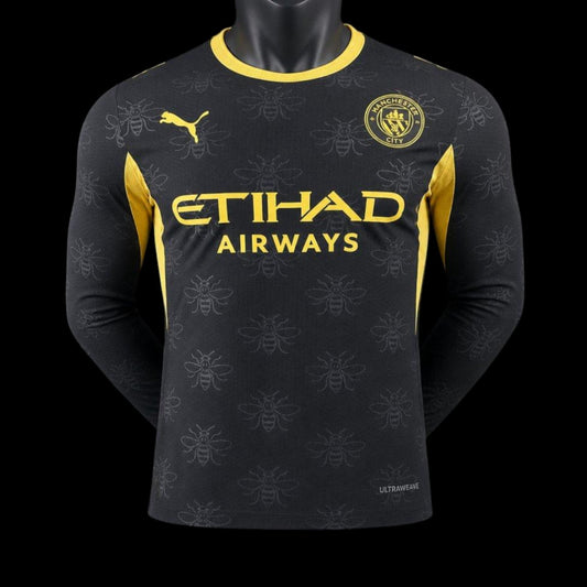 Manchester City Maillot Extérieur Manches Longues 26/27 Version Player