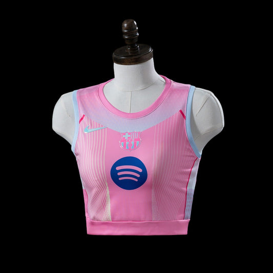 Barcelone Crop Top Rose 25/26
