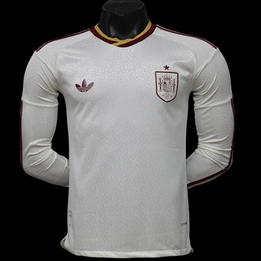 Espagne Maillot Extérieur Manches Longues 26/27 Version Player