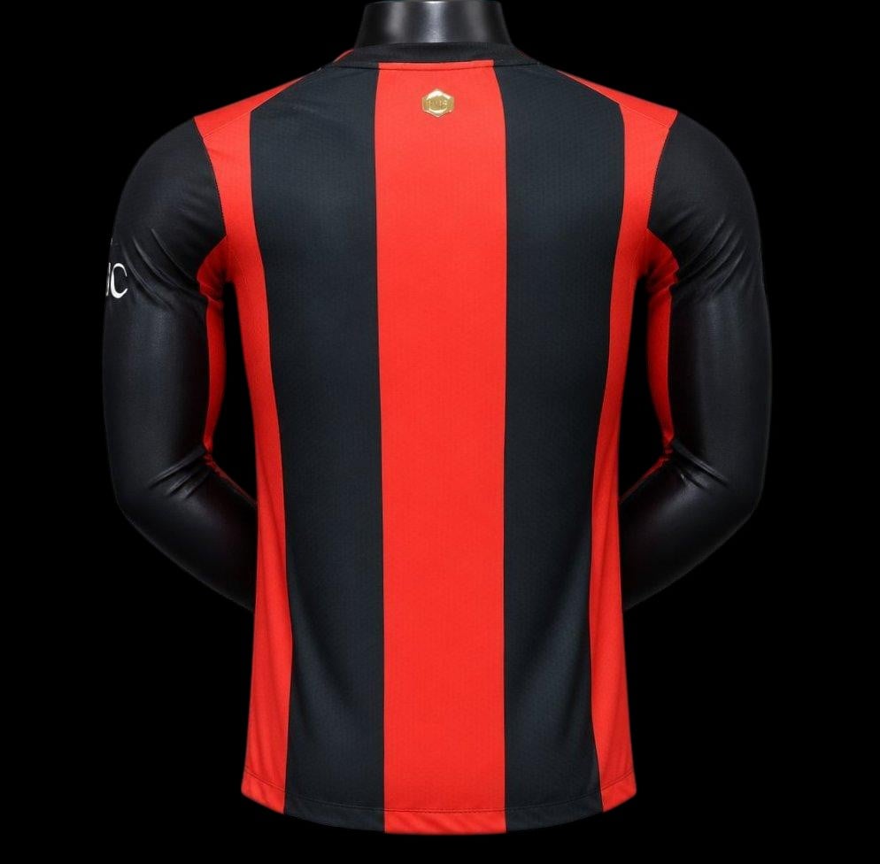 Milan AC Maillot Manches Longues Domicile 26/27 Version Player